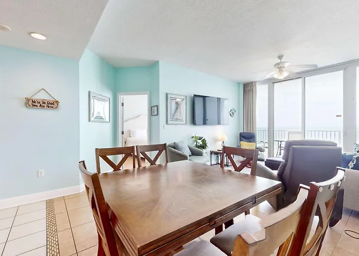 Gulf-front W Big Views Balcony Wifi & Shared Pools Hot Tubs & Gym Holiday home Gulf Shores