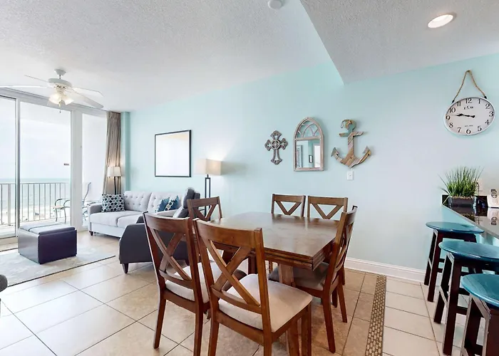 Gulf-front W Big Views Balcony Wifi & Shared Pools Hot Tubs & Gym * Gulf Shores